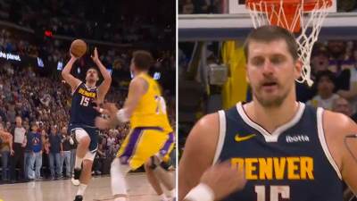  Nikola Jokić postigao koš preko Luke Dončića 