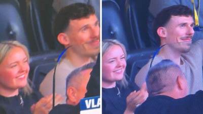  Vlatko Čančar i Natalija Jokić zajedno gledaju utakmicu Denvera  