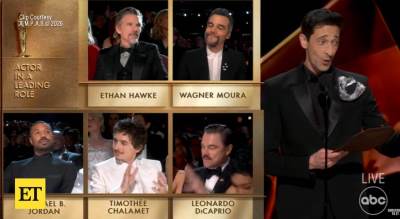  Reakcija Timotija Šalamea kada je Oskara osvojio Majkl B. Džordan 