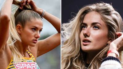  Atletičarka Alisa Šmit sa Dejvidom Bekamom 