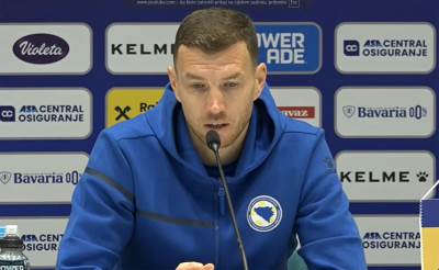  Edin Džeko pred me BiH Italija 