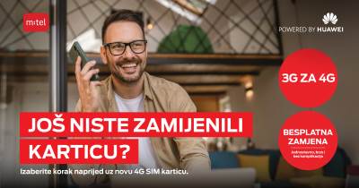  Besplatna zamjena 3G kartica u m:telu 