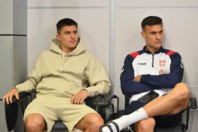  Mladi fudbaleri Srbije na konferenciji za medije 