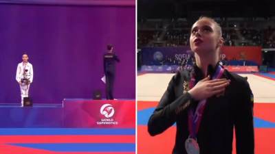  Ruska gimnastičarka okrenula leđa zastavi Ukrajine 