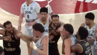  Tuča na utakmici Monako Dižon 