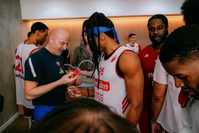  Saša Obradović i Ognjen Dobrić najavili meč Crvena zvezda Kluž 