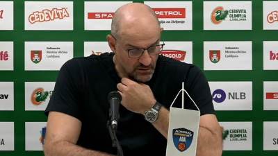  Trener Cedevita Olimpije ljut nakon poraza od Partizana 