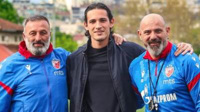  sin sinise mihajlovica dusan na treningu zvezde kod stankovica 