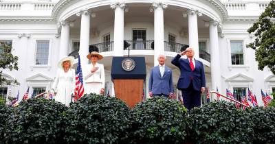  Tramp i Melanija razmjenili poklone sa Čarlsom i Kamilom 