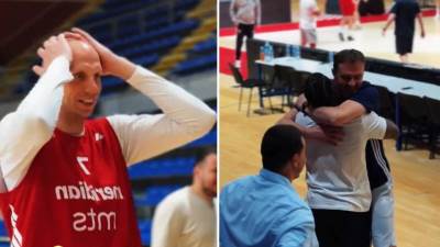  Ajzea Kenan na treningu Crvene zvezde 
