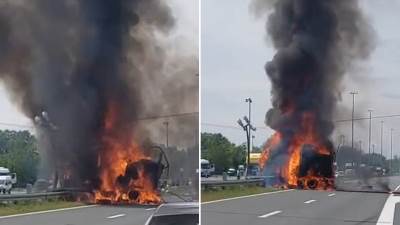  Prevrnuo se kamion na auto-putu u Hrvatskoj 