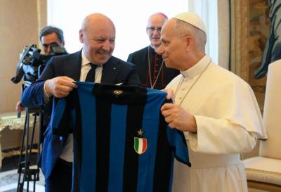  Papa Lav ugostio fudbalere Intera pred Lacio: SIgurna pobjeda na “Olimpiku” uz bojkot navijača oba tima 