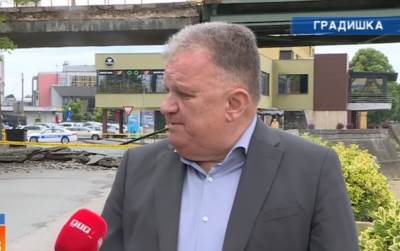  Adžić: Gradiška u kolapsu nakon urušavanja mosta, traži hitno otvaranje novog prelaza 