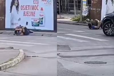  Tuča u centru Banjaluke 