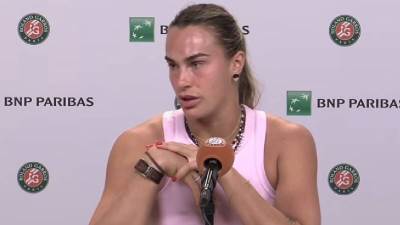  Arina Sabalenka prekinula pres konferenciju 