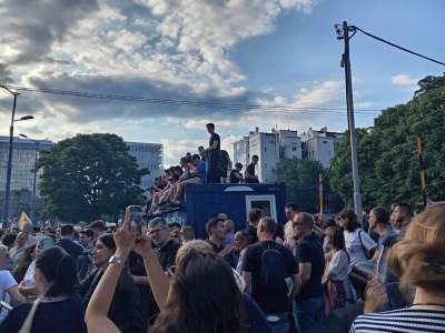  Studenti na Slaviji poručili da neće odustati od zahtjeva i traže izbore 