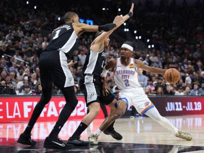  NBA liga Oklahoma San Antonio 3:3 