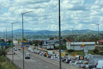  gužva banjaluka - laktaši brza cesta 