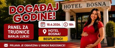  Besplatan panel za trudnice u Banjaluci 18. juna: Savjeti stručnjaka i vrijedne nagrade 