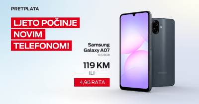  Samsung Galaxy A07 i Redmi Note 15 Pro u m:tel ponudi za ljetna putovanja 
