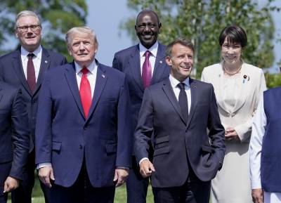  tramp i makron na sastanku g7 