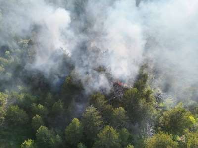  Grom izazvao požar na Čvrsnici, veliki požar gori i kod Šibenika 