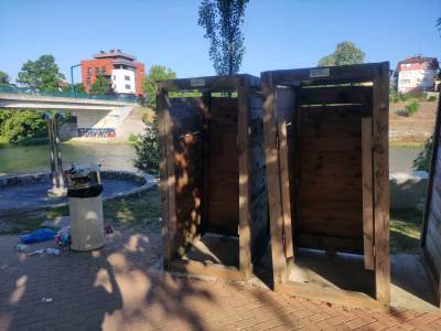  Vandali uništili kabine na plaži kod Zelenog mosta 