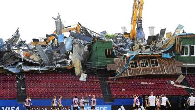  Šveđani trenirali na stadionu koji se ruši 