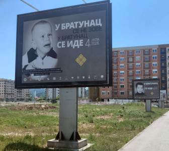  U Istočnom Sarajevu postavljeni bilbordi sa pozivom na obilježavanje stradanja Srba u Bratuncu 
