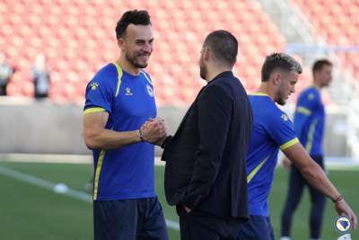  Trening BiH pred SAD, izjave Armin Gigović Denis Hadžikadunić 