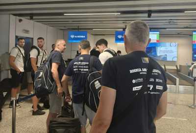  Košarkaši BiH otputovali na utakmicu sa Srbijom 