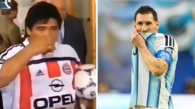  Mesi Maradona poređenje 