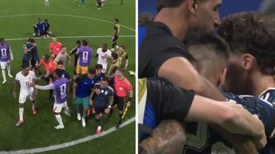  Tuča na kraju meča ENgleske i Argentine 