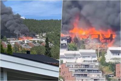  Veliki požar na jugu Norveške 