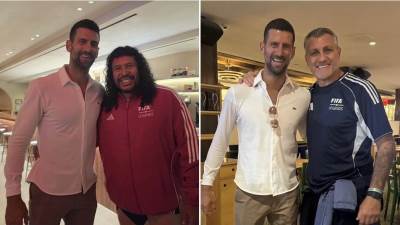  Novak Đoković se slikao sa Kristijanom Vijerijem i Reneom Igitom 