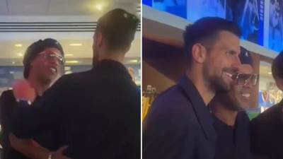  Novak Đoković i Ronaldinjo na finalu Mundijala  