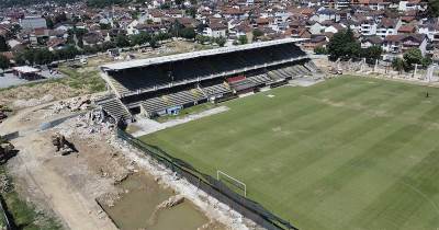  Ruši se Gradski stadion u Tetovu  