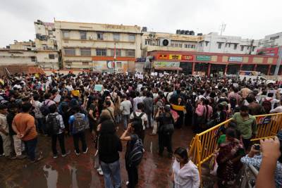  Protesti u Indiji zbog prijemnih ispita 