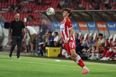  MAtej Strika debitovao za Zvezdu u Evropi sa 16 godina 