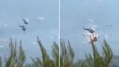  Sudar helikoptera u Grčkoj 