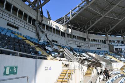 Granatiran stadion u Ukrajini  