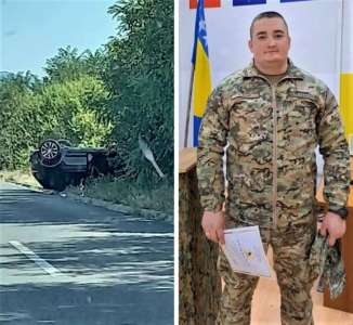  Pripadnik OS BiH spasio majku i bebu iz automobila na krovu 