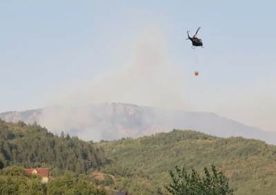  Vatrena prijetnja kod Konjica: Vatra se širi od Džepske planine 