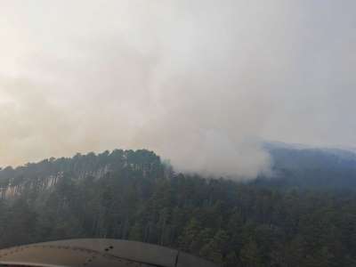  Požar kod Bihaća i dalje gori: Helikopter OS BiH pomaže u gašenju na Plješevici 