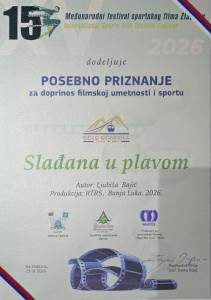  Nagrada za film Slađana u plavom 