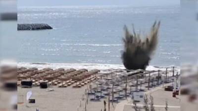  Kontrolisana detonacija drona na plaži u Rumuniji 