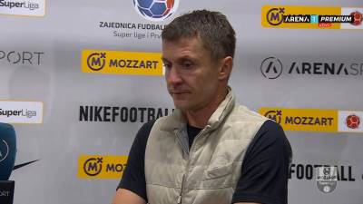  Saša Ilić poslije poraza od Vojvodine 