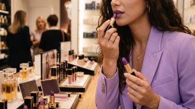  Ruž u boji lavande: Novi beauty trend sa piste brenda Burberry 