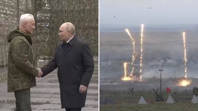  Vladimir Putin nadgledao je masovne vojne vježbe  