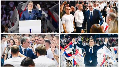  Vučić očekuje ubjedljivu pobjedu liste 'Ujedinjena Srbija' 